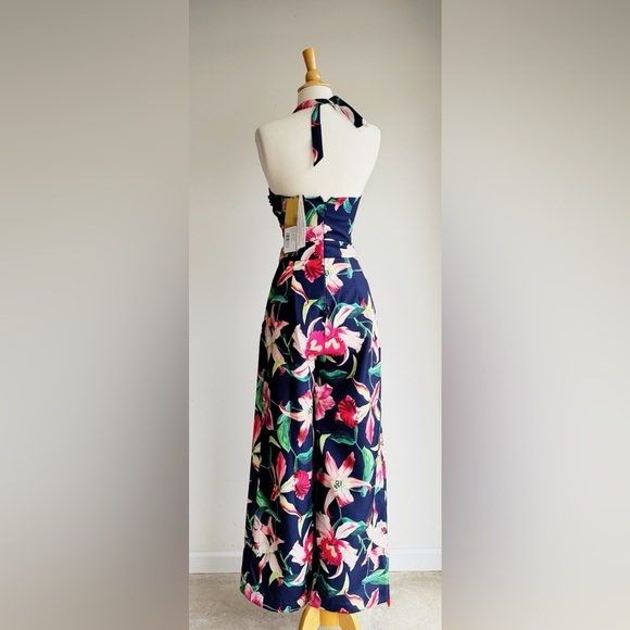 PatBO Laelia Cutout Floral Wide-Leg Jumpsuit | Size 0 | NWT - Picture 7 of 10